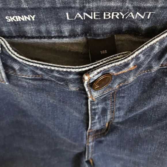 Lane Bryant jeans womens plus Size 14 Skinny denim - Picture 3 of 4